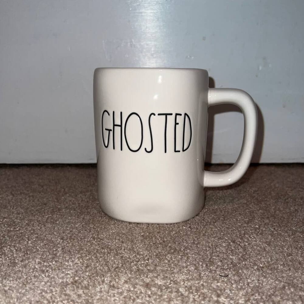 New Rae Dunn GHOSTED ceramic mug